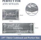 HEBE Anti Fatigue Kitchen Mat Set of 2 Non Slip Cushioned Kitchen Mats - Image 3