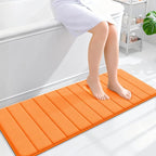 OLANLY Memory Foam Long Bathroom Rugs Runner 47x17, Super Soft Absorbent Bath by OLANLY