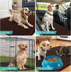 OLANLY Dog Door Mat for Muddy Paws 47x24, Absorbs Moisture and Dirt, Absorbent - Image 7