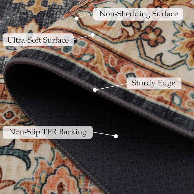 Ruaruarug Washable Area Rug 8x10 - Image 5