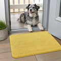 Smiry Dog Door Mat for Muddy Paws 24x16, Absorbent Dirt Trapper, Non-Slip by Smiry