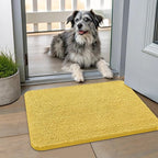Smiry Dog Door Mat for Muddy Paws 24x16, Absorbent Dirt Trapper, Non-Slip by Smiry