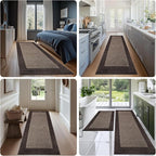 Machine Washable Kitchen Rug 32" x 84", Non Slip Kitchen Mat - Image 5