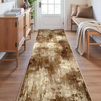 RELEANY Washable Area Rugs 2'x6' Non-Slip Modern Abstract Soft - Image 4