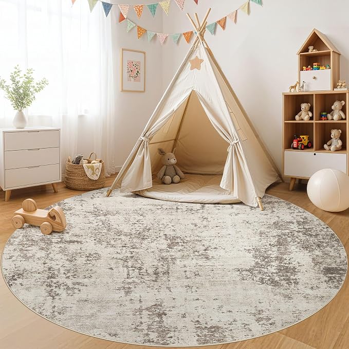 UERMEI 8ft Round Area Rug Living Room Rugs - Image 7