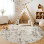 UERMEI 8ft Round Area Rug Living Room Rugs - Image 7