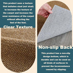 CHAMPANT Indoor Door Mat 2x3 Feet Brown Small Area Rug Washable Front Door Mat - Image 5