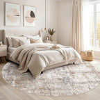 UERMEI 8ft Round Area Rug Living Room Rugs - Image 4