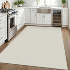 EARTHALL Washable Area Rugs 5x7 Ft Non Slip Living Room Rugs Cotton Rubber - Image 6