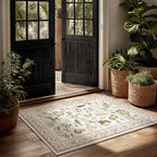 Machine Washable Throw Rugs for Entryway: Door Mat Indoor Entrance 2x3 Rug by palohom