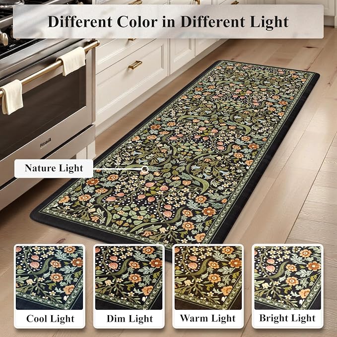 Collive Anti Fatigue Mats for Kitchen Floor, Cushioned Comfort Kitchen Rugs - Image 9