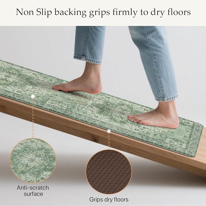 GENIMO Kitchen Mats for Floor, Washable Anti Fatigue Mat for Cushioned - Image 4