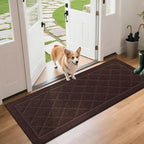 BEQHAUSE Dirt Trapper Door Mat 24" x 60", Doormat Non-Slip Entryway Rugs by BEQHAUSE