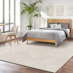 Pauwer 8x10 Washable Area Rugs for Living Room Modern Beige Solid Color Soft - Image 8