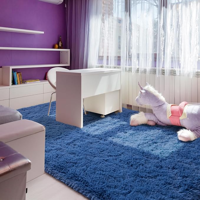 Andecor Soft Fluffy Bedroom Rugs Indoor Shaggy Plush Area Rug - Image 4