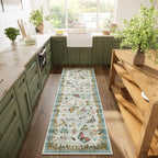 Machine Washable Rug Runners for Hallways: 2'6"x8' Kitchen Runner Stain - Image 7