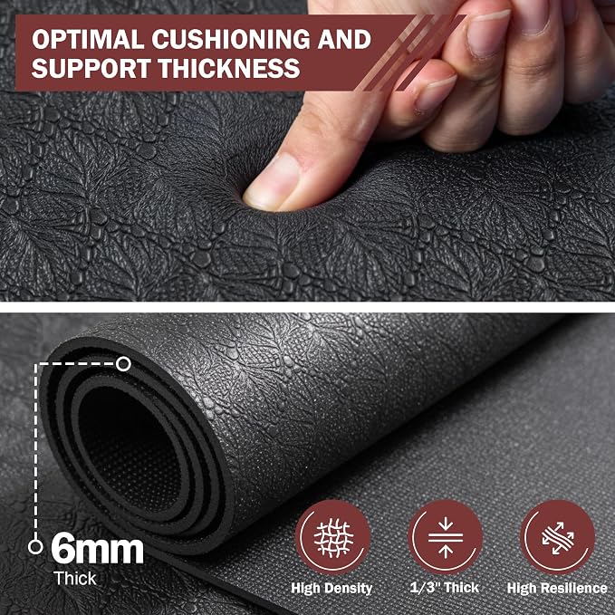 Stepwaver Extra Large Exercise Mat, Shoe-Friendly, Ultra Durable, Thick Large - Image 5