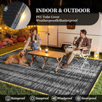 MontVoo Outdoor Rug Waterproof 9x12 ft - Image 3