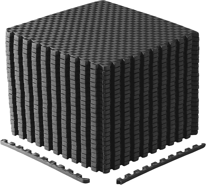CAP Puzzle Exercise Mats | 3/4” Thick EVA Interlocking Foam Tiles by CAP