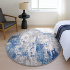 RELEANY Washable Area Rugs 8ft Non-Slip Modern Abstract Soft - Image 4
