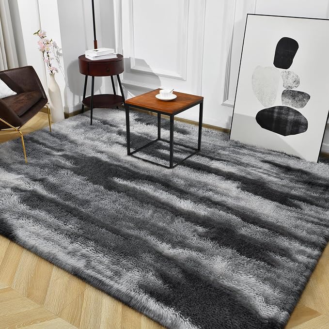TWINNIS Super Soft Shaggy Rugs Fluffy Carpets, 5x8 Feet, Indoor Modern Plush - Image 9