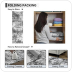 2x6 Rug Runners for Hallways Kitchen Non Slip Washable Grey Entryway Runner Rugs - Image 8