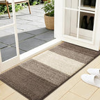 Kitinjoy Indoor Outdoor Door Mat, 44x24 Non-Slip Absorbent Dirt Trapper by Kitinjoy