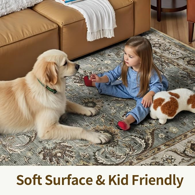 5x7 Ft Machine Washable Area Rugs - Image 5
