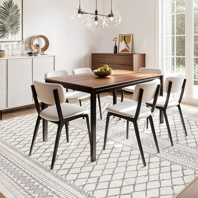 cotiled 10x14 Area Rugs Living Room Rug: Washable Boho Rugs - Image 5