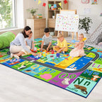 HOMORE Kids Educational Rug, 8x10 Kids Collection Area Rug by Homore