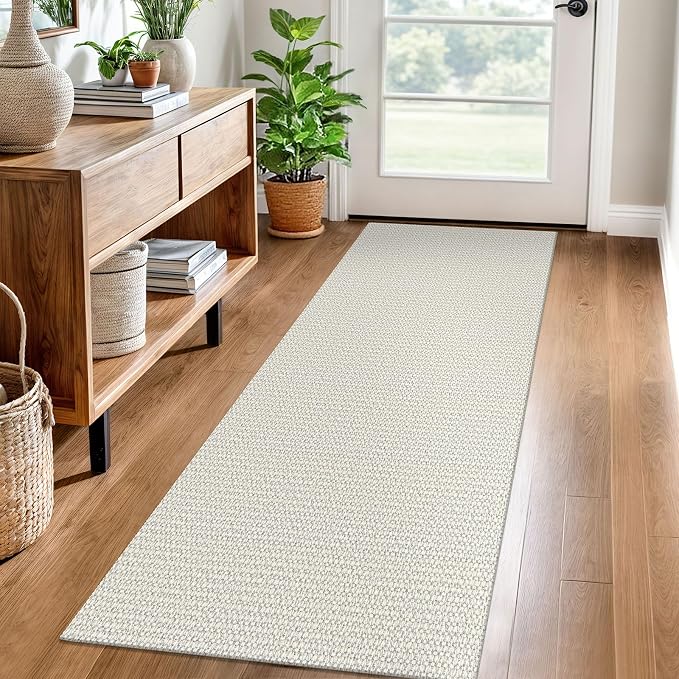 EARTHALL Woven Runner Rug 2x6 Ft Washable Runners by EARTHALL