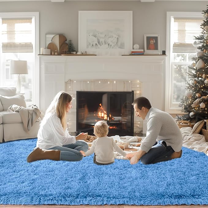 Mugorn 8x10 Area Rugs for Living Room, Soft Carpet Shag Kids Room Rug, Non-Slip - Image 7