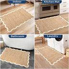 GarveeHome Scalloped Washable Rug, 2x3 Kitchen Rugs - Image 7
