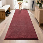 PURRUGS Dirt Trapping Door Mat 31.5" x 70", Non-Slip Machine Washable Entryway by PURRUGS