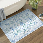 DCX Washable 2x3 Bow Rug, Cute Soft Low Pile Indoor Décor Carpet, Kid & Pet - Image 2