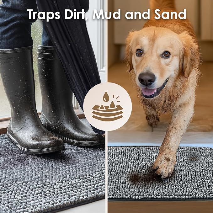 EHEYCIGA Super Absorbent Dog Door Mat - Image 4