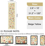 DUKINO Runner Rug for Hallway, 2.6x10 Washable Floral Long Kitchen Rug - Image 2