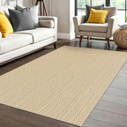 IOHOUZE Washable Area Rug 4x6 Non Slip Rubber Backed Woven Rugs by iOhouze