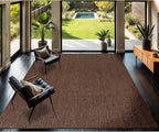 CAMILSON Easy Jute Rug 6x9, Indoor Outdoor Brown Color Fiber Area Rugs - Image 3