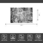 2x3 Washable Entryway Rug – Non-Slip Modern Abstract Neutral Small Throw Area - Image 2