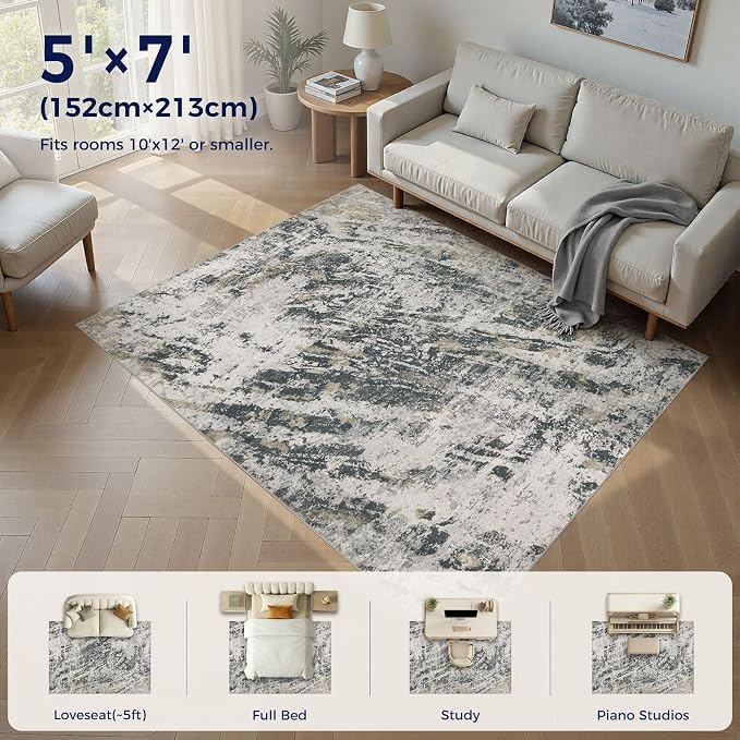 DMOYEST Area Rug Living Room Rugs - Image 7