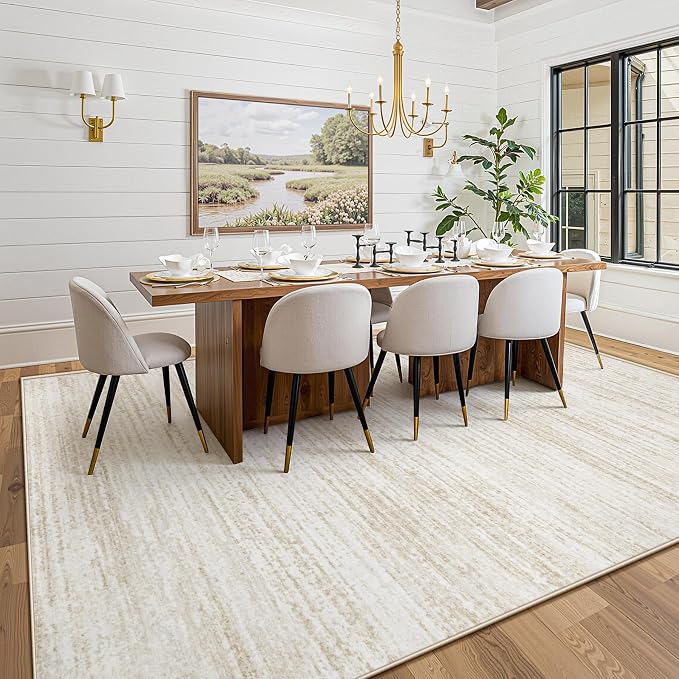 Area Rug 8x10 Living Room Rugs: Washable Modern Rug Large Non-Slip Soft Rugs - Image 8