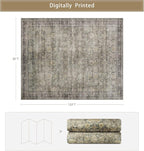 Srugn Washable Rugs 8x10 Area Rugs - Image 2
