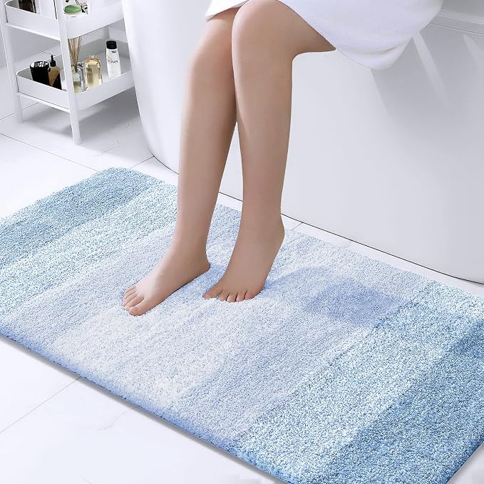 OLANLY Large Bathroom Rugs Mat 40x24, Extra Soft Absorbent Microfiber Bath Rugs by OLANLY