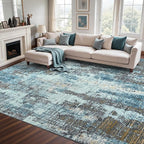 6x9 Ft Area Rugs for Living Room, Soft Non-Slip Washable Rugs Modern Abstract - Image 3