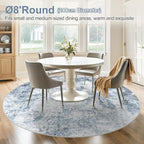 DMOYEST 8ft Round Area Rug for Living Room - Image 2