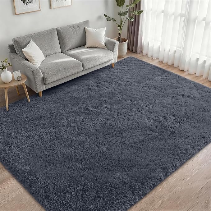 6x9 Area Rugs for Living Room Bedroom: Ultra Soft Fluffy Shag Rug Upgrade - Image 2