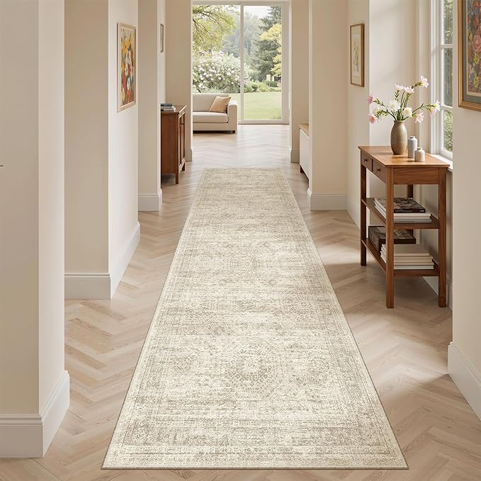 Soalmost Runner Rug 2x7 Washable Non-Slip Hallway Runner Rugs by Soalmost