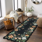 Lahome Floral Kitchen Runner, 2x5 Soft Washable Runner Rug Non Slip, Ultra-Thin by Lahome