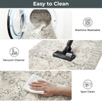 GRANNY SAYS Boho Kitchen Rug Sets of 3, Non Slip Washable Faux Wool Kitchen Mats - Image 6